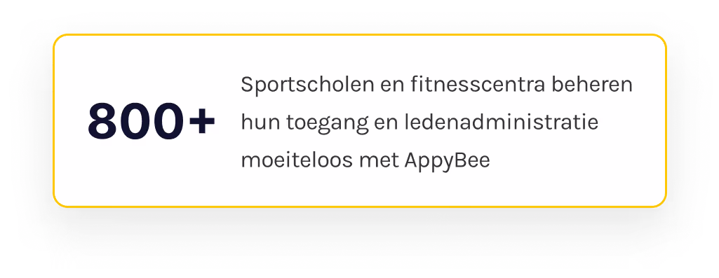 800+ gyms and fitness centers manage their admin with AppyBee